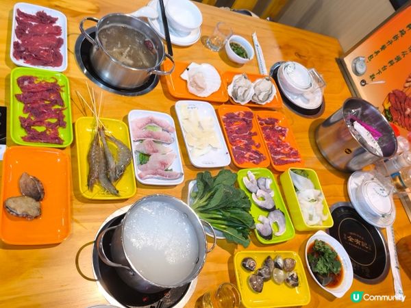 海鮮市場式 海鮮+潮汕牛肉火鍋+串燒 ‖ 火鍋配料￥5-19