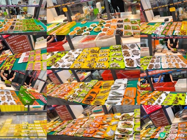 海鮮市場式 海鮮+潮汕牛肉火鍋+串燒 ‖ 火鍋配料￥5-19