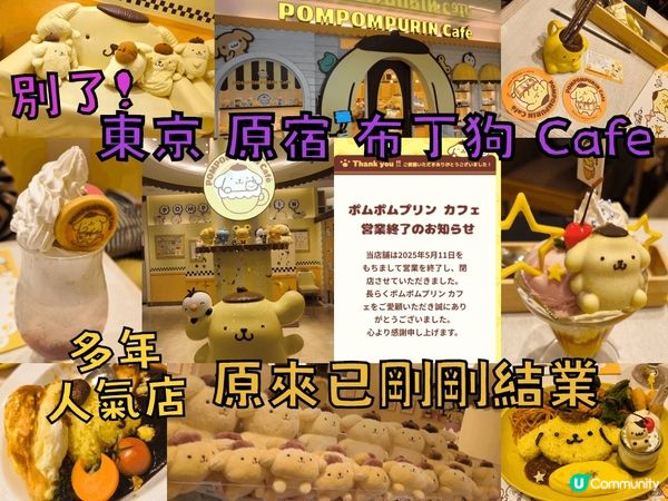 東京 人氣 布丁狗Cafe 已悄悄結業了！！同大家回味一下 