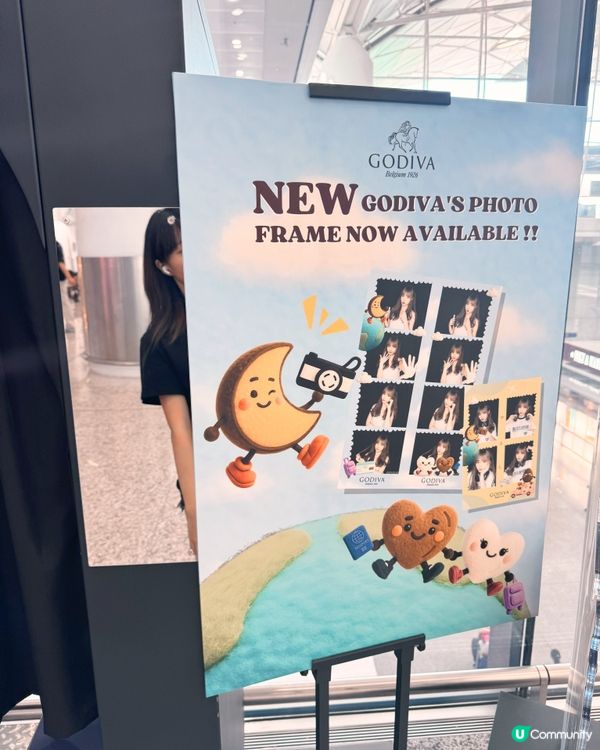 機場限定🍫GODIVA自拍亭打卡熱點📸