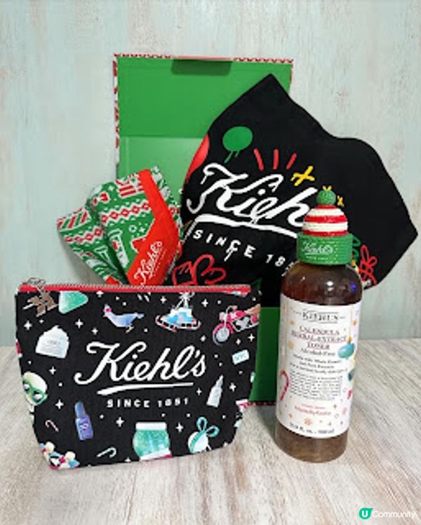 Kiehl’s 與 Made by Radio 合作 ～ 以3D 立體卡通角色 ~ Mr. Bones 骨頭先生設計的聖誕皇牌產品