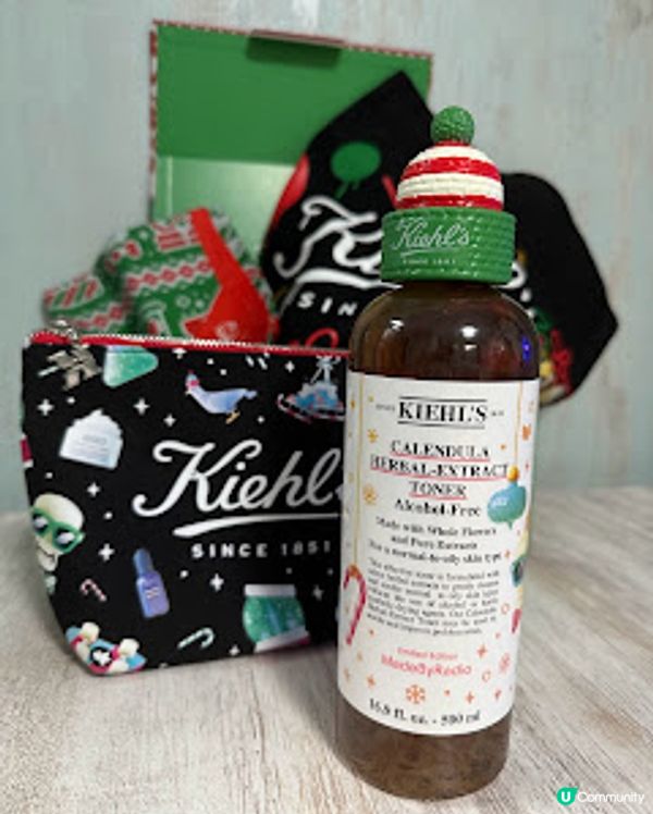 Kiehl’s 與 Made by Radio 合作 ～ 以3D 立體卡通角色 ~ Mr. Bones 骨頭先生設計的聖誕皇牌產品