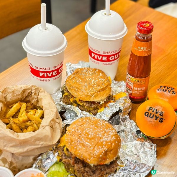 Five Guys🍔 x 李錦記🔥火辣聯乘🌶️