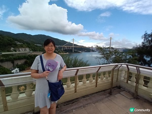 這張青馬大橋靚相係‘機場核心計劃展覽中心’平台所拍的，這裡除...