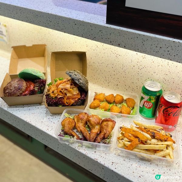 寶琳街市最近新開左間burger店🤩🤩