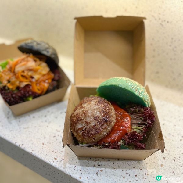 寶琳街市最近新開左間burger店🤩🤩