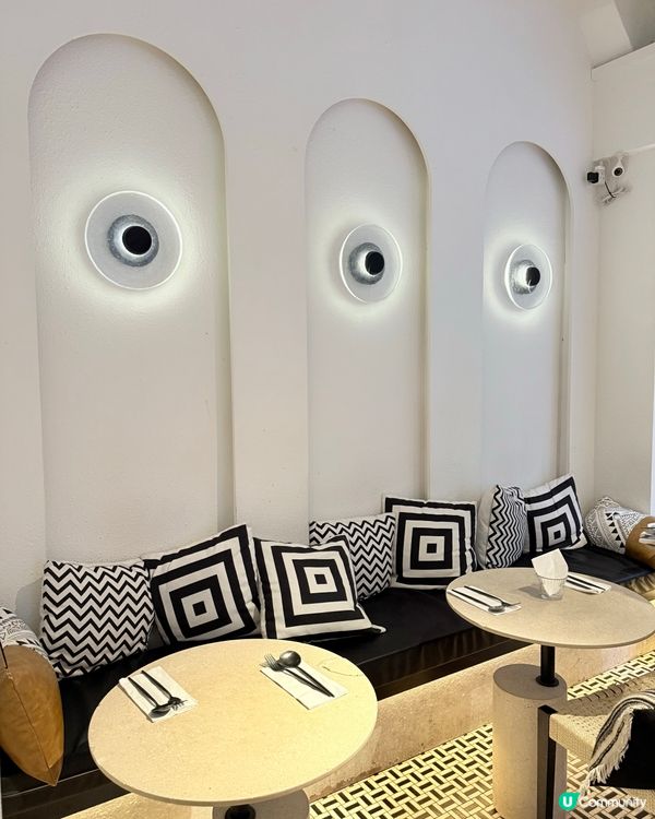 摩洛哥風格黑白餐廳