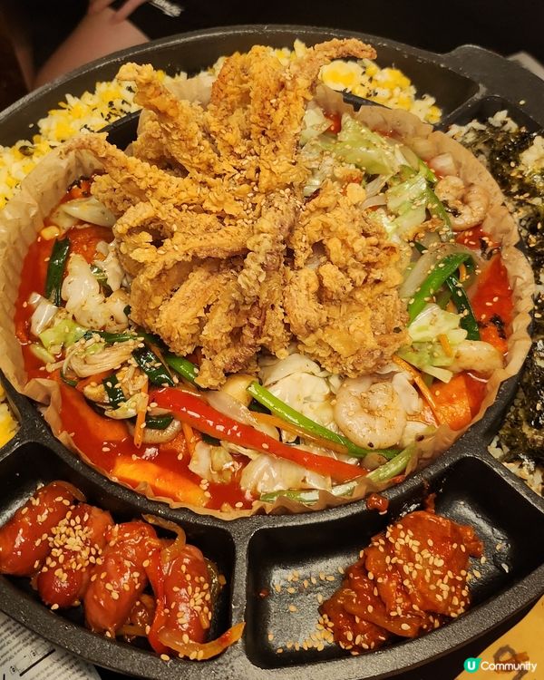 釜山過江龍🇰🇷 必食炸雞海鮮年糕🤩