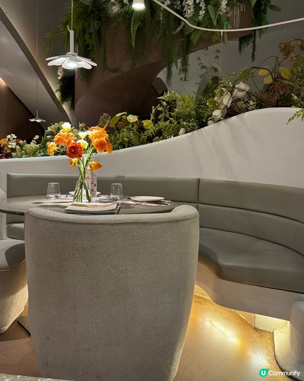 花卉世界的用餐環境 用心製作的西餐