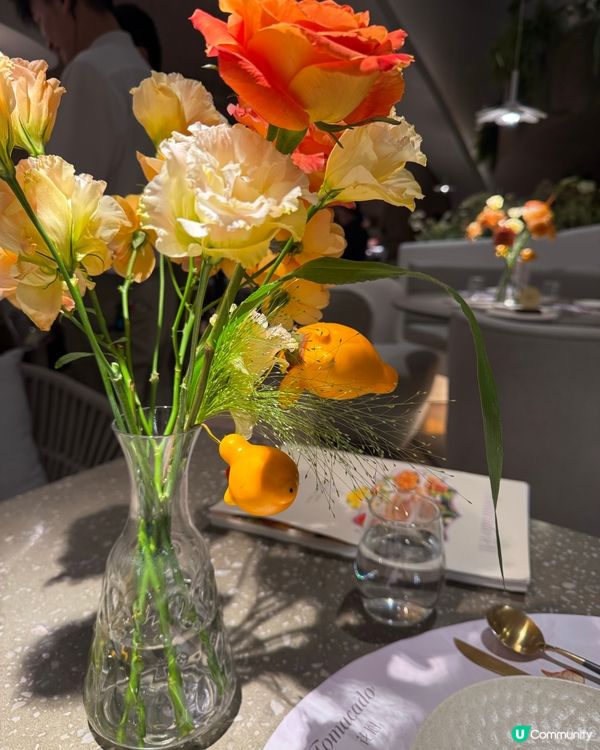 花卉世界的用餐環境 用心製作的西餐