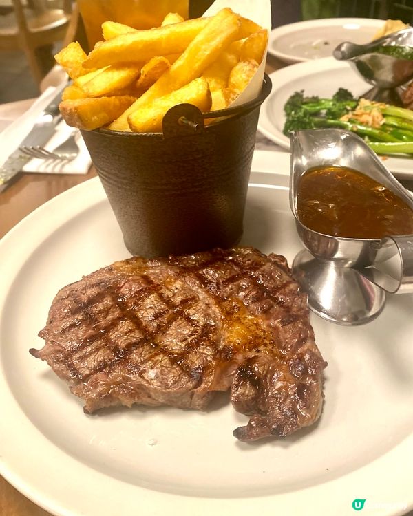 雖然是連鎖牛排店😋連餐茶都滿有儀式感👏🏻💛