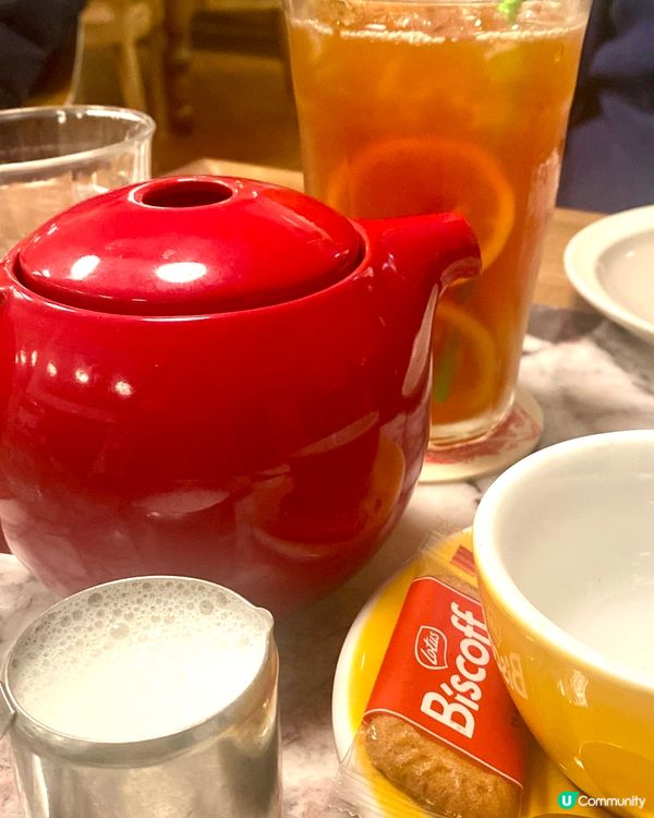 雖然是連鎖牛排店😋連餐茶都滿有儀式感👏🏻💛