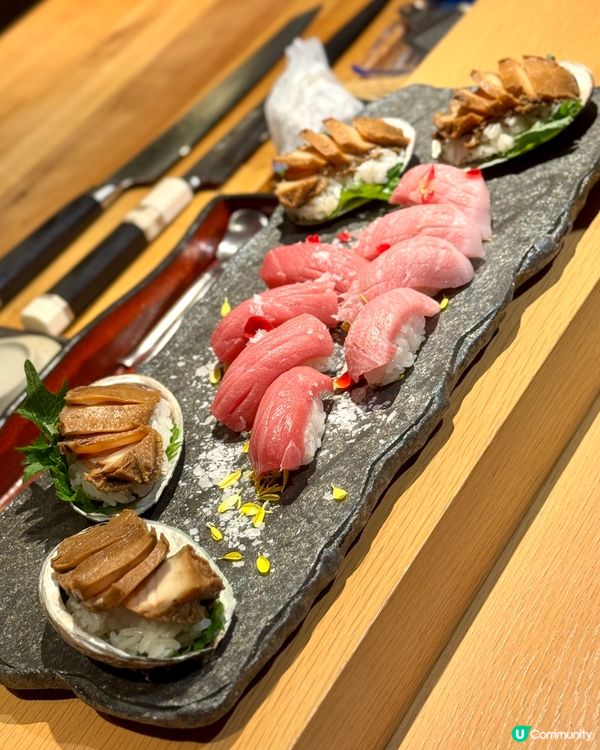 😍😍$138無限追加鮑魚及吞拿魚腩手握壽司