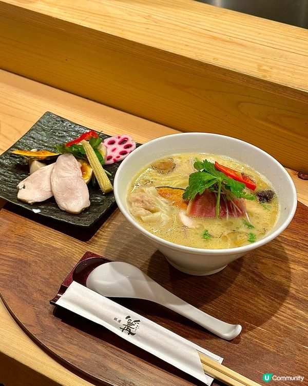 特制【雞白湯鮮松露拉麵】｜難怪咁多人排隊｜米其林一星⭐️