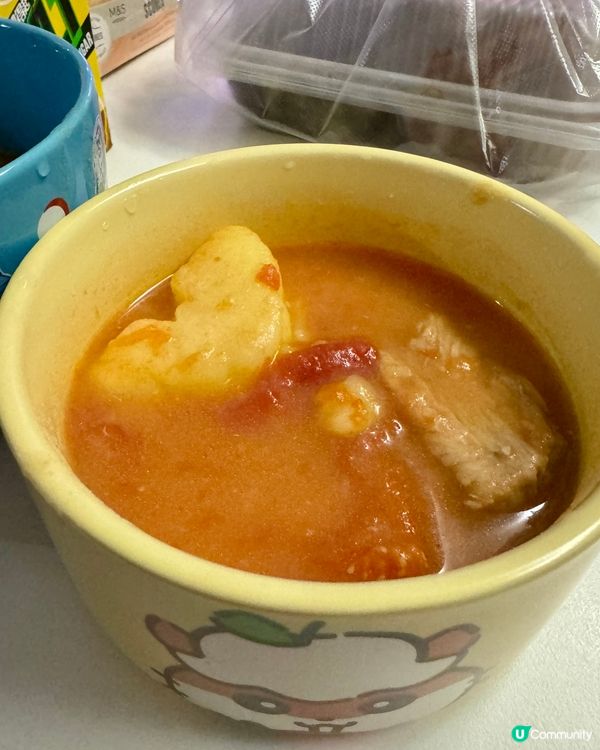 蕃茄薯仔排骨湯（自家制）