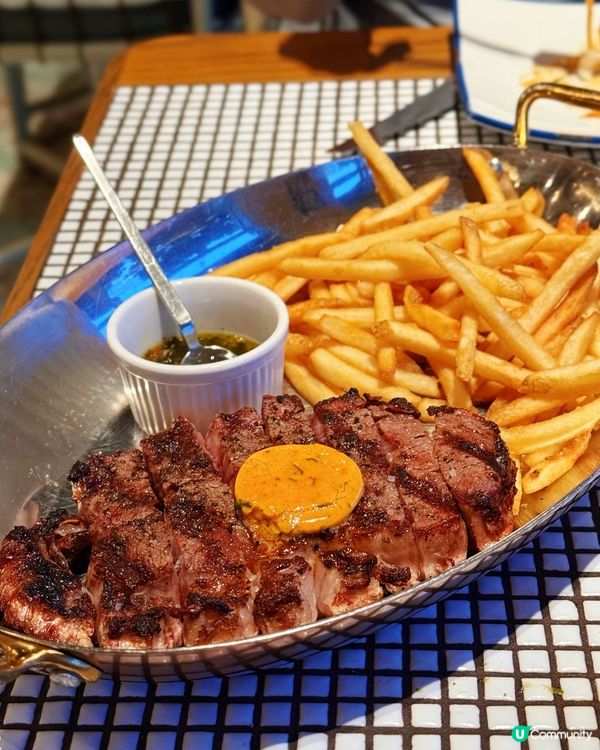 將軍澳海旁· 炭烤牛扒