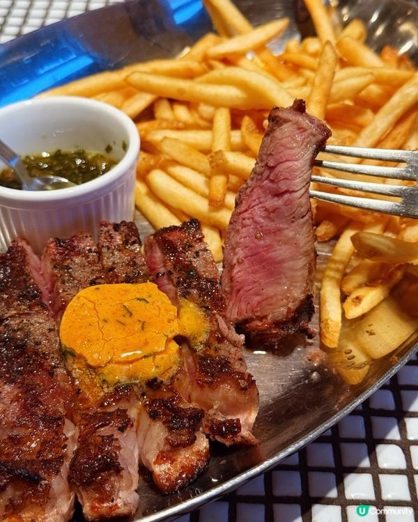 將軍澳海旁· 炭烤牛扒