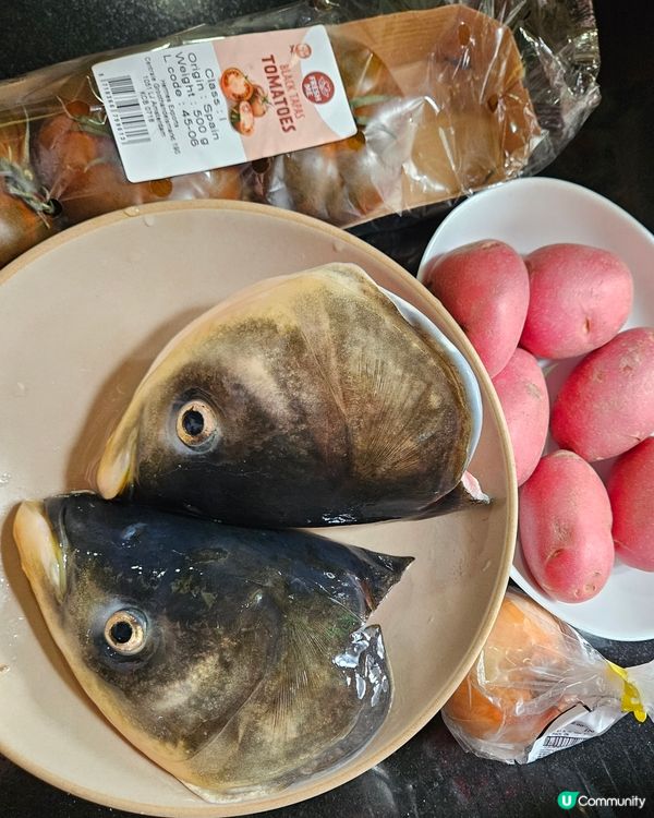 西班牙蕃茄薯仔大魚頭湯