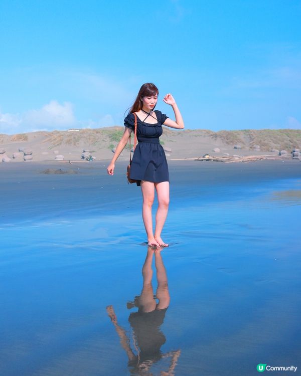 台南頂頭額沙洲🏜️🌊📸 天空之鏡🪞