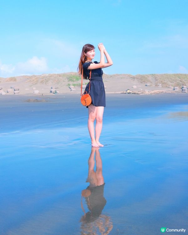 台南頂頭額沙洲🏜️🌊📸 天空之鏡🪞