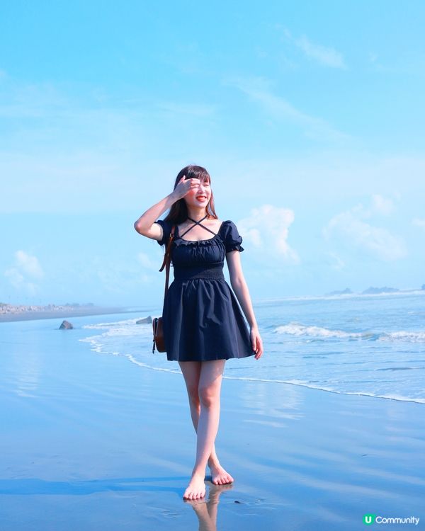 台南頂頭額沙洲🏜️🌊📸 天空之鏡🪞