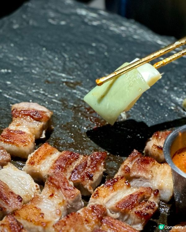 火山石燒肉🌋必食熟成黑毛豬‼️