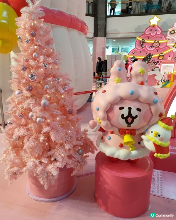 快來荷李活廣場跟粉紅兔兔同P助見面！