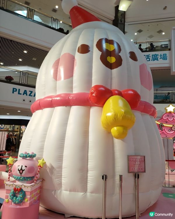 快來荷李活廣場跟粉紅兔兔同P助見面！