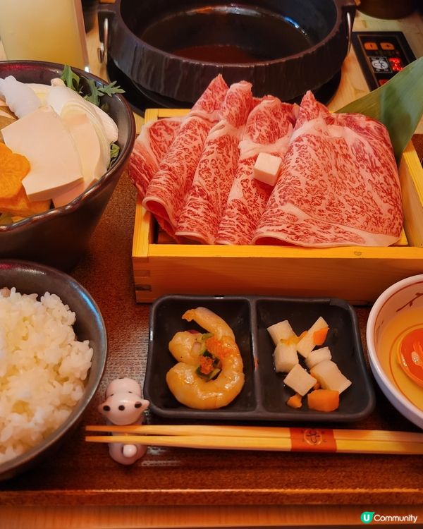 和牛壽喜燒🤤極上享受！