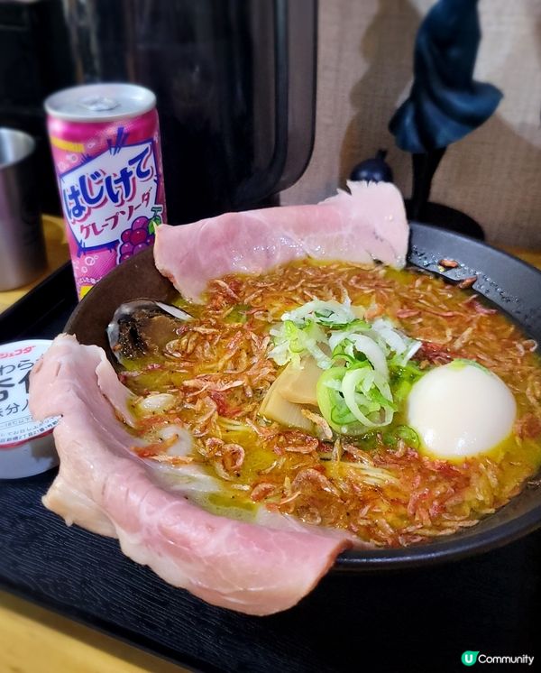 極鮮甜！櫻花蝦拉麵🍜+雞皮餃子😋！