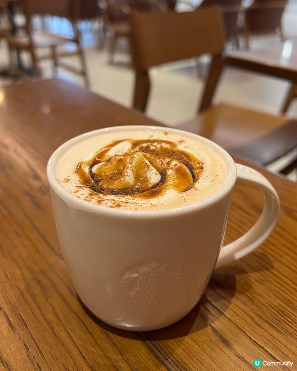 冬日必飲～Starbucks的薑汁鮮奶咖啡❤️❤️