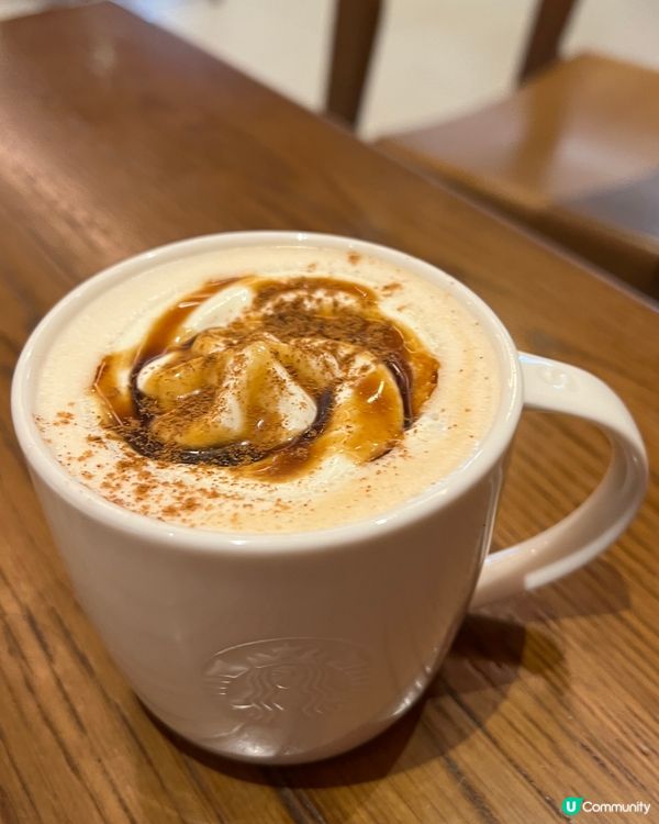 冬日必飲～Starbucks的薑汁鮮奶咖啡❤️❤️