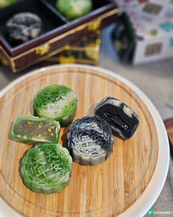 翡翠素月餅！冰皮藝術品😍早鳥優惠！