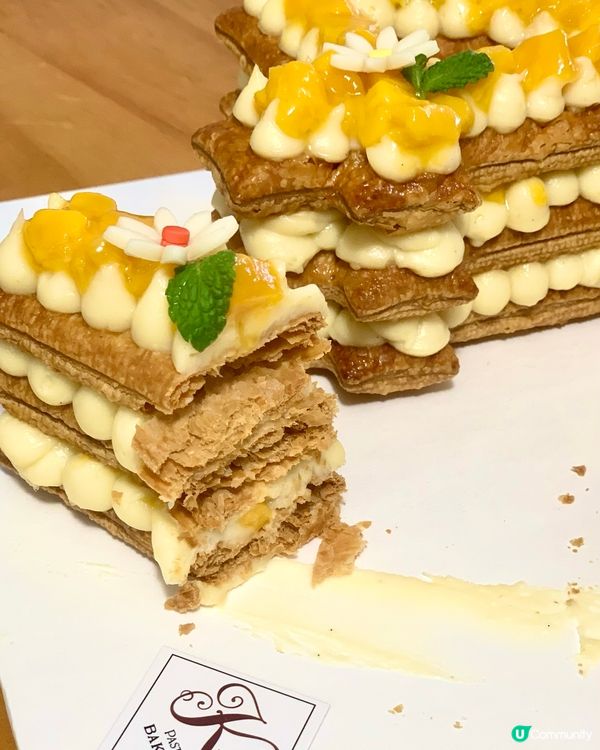 IG蛋糕界隱世高手·必推數字芒果拿破崙