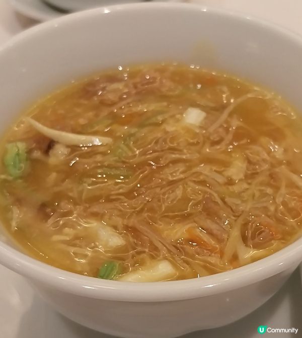 四季酒店龍景軒，包羅萬有，薑汁蛋白蒸龍蝦球，金湯雞絲羹 