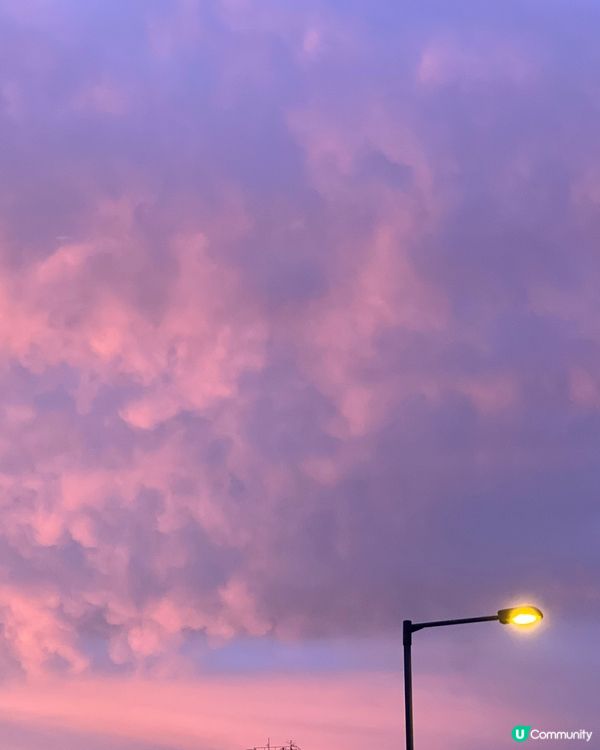 香港火燒雲黃昏美景🌇📸