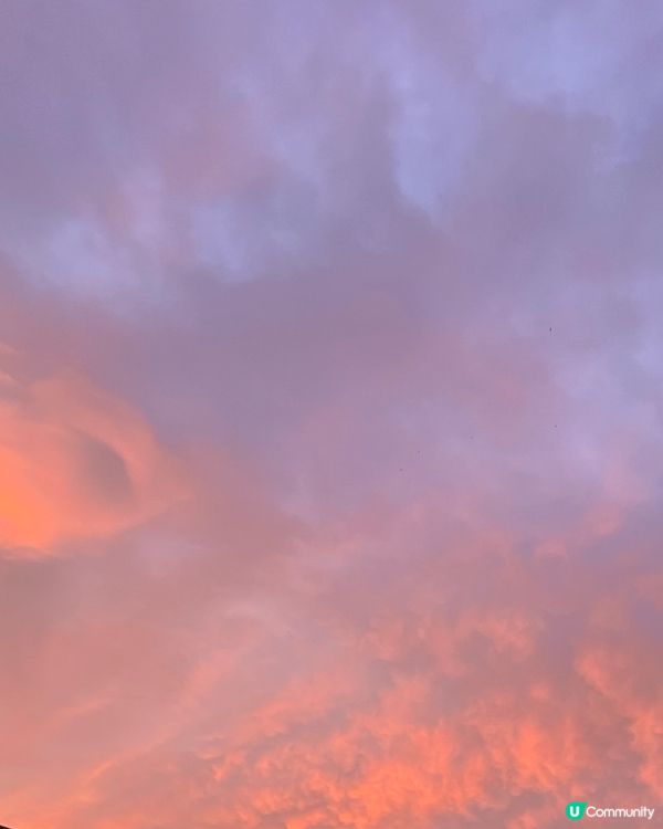 香港火燒雲黃昏美景🌇📸