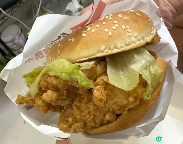 超好味雙層脆辣雞腿包套餐