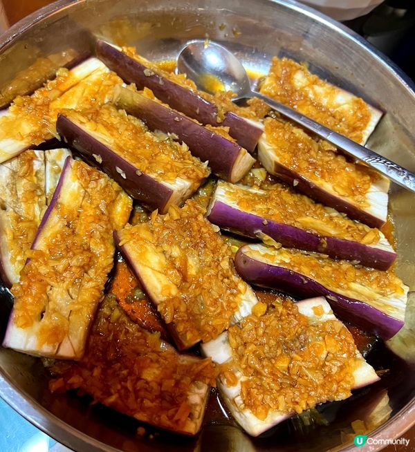 蒜蓉蒸茄子🍆 家常菜～