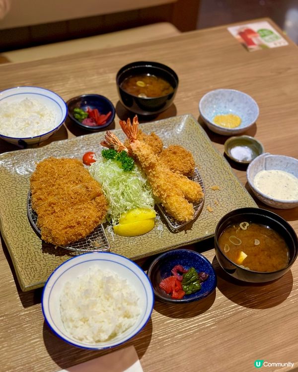 吉列豬扒控必睇！丼吉二人餐🤤🥢