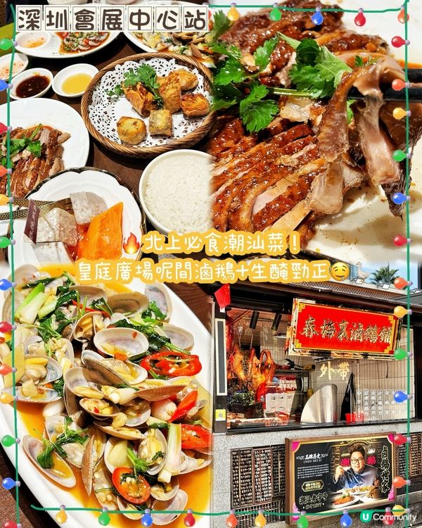🔥北上必食潮汕菜！皇庭廣場呢間滷鵝＋生醃勁正🤤🪿