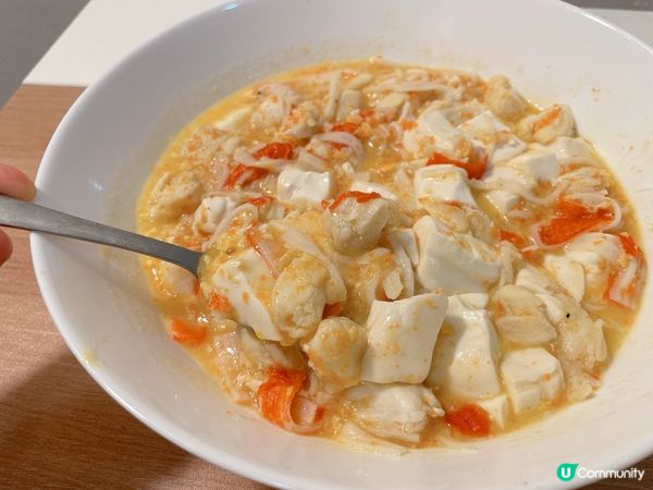 自家製日式蟹肉豆腐煲🦀