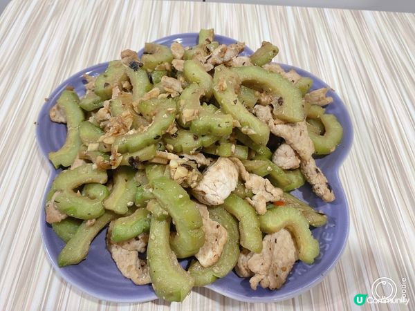 豉汁涼瓜炒肉片