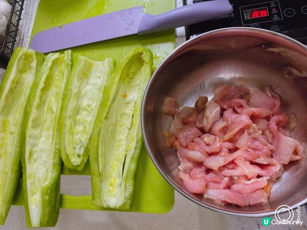 豉汁涼瓜炒肉片