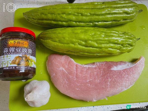 豉汁涼瓜炒肉片