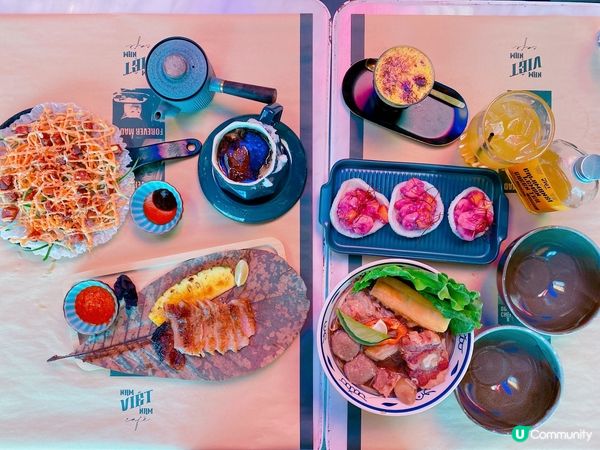 「南越南咖啡廳」，主打南越特色街頭美食及飲料~