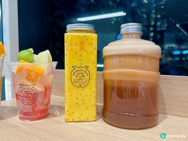 「如菓·愛 」，提供多款鮮榨果汁、甜品及時令水果🥭