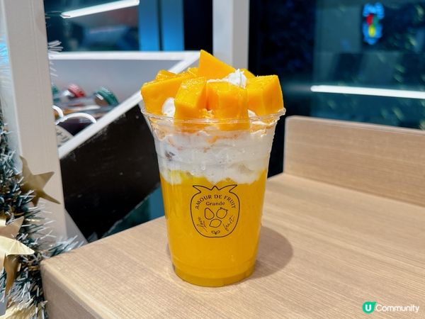 「如菓·愛 」，提供多款鮮榨果汁、甜品及時令水果🥭