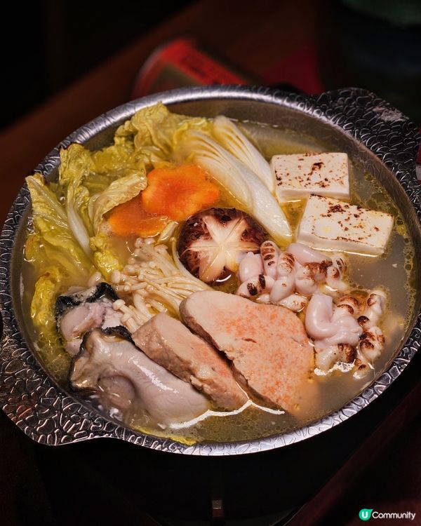 天后居酒屋，冬季限定・鮮味白子鍋 × 蒸廣島生蠔