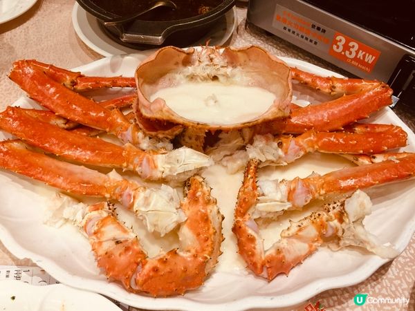 海港酒家·超美味既阿拉斯加長腳蟹🦀·🦀殼蒸蛋白勁美味🤤
